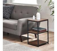 Tribeca Tall Narrow Side Table Black