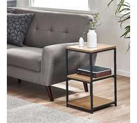 Tribeca Tall Narrow Side Table Black