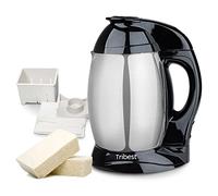 Tribest SB-132 Soyabella, Automatic Soy Milk Maker Machine with Tofu Kit Large, Silver, Large, Black/Stainless Steel