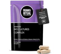 Tribiotic Capsules - Bio Cultures Complex - Probiotics, Prebiotics & Postbiotics | 90 Capsules - Rhamnosus, Benicaros® & SynBalance® Probiotics | Made in The UK by Roam & Ritual™