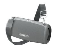 Tribit StormBox Lava Bluetooth Speaker, 80W Sound, 24H Playtime, Gray