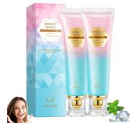 Tribright Toothpaste, Niacinamide Whitening Toothpaste, Intensive Stain Removal, Natural Gentle Formula for Teeth Whitening & Gum Care, Repair and Protect Teeth, Long-Lasting Fresh Breath (2PC)