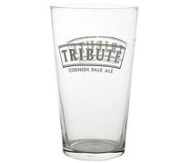 Tribute Personalised Cornish Pale Ale Pint Glass Engraved with Any Message - Enter Your Own Custom Text