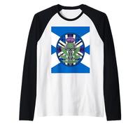 Tribute to Scotland and St Andrew’s Day Raglan Baseball Tee
