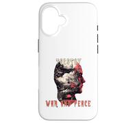 Tribute to War and Peace by Leo Tolstoy Case for iPhone 16