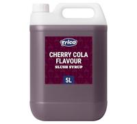 TRICA Cherry Cola Slush Syrup 5L - Concentrated Cherry Cola Flavour Snow Cone Syrup for Slush Machines, 6:1 Dilution Ratio, 5 Litres
