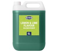 TRICA Lemon and Lime Slush Syrup 5L - Concentrated Lemon & Lime Flavour Snow Cone Syrup for Slush Machines, 6:1 Dilution Ratio, 5 Litres