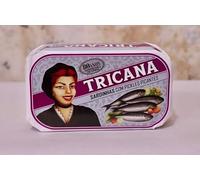 Tricana - Portuguese Whole Sardines with Spicy Pickles - 120gr (Pack of 5 cans)