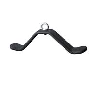 Tricep Barbell - Steel Pulldown Bars - 2kg Tricep V Bar - Anti-Slip Cable Attachment - Use for Home Gym, Lat Pulldown, Bicep Curl & Back Strength Training - Heavy Duty Fitness Equipment