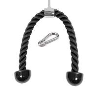 Tricep Push Pull Down Rope for Multi Gym Cable Attachment Fitness Rope Complete with Snap Hook Carabiner