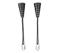 Tricep Rope - 2X Press Down Cord, Exercise Machine Attachments with Heavy Duty Ends, Pulley System Gear, Lat Pulldown Handle, Strength Training Equipment for Bodybuilding Muscle Fitness Workouts