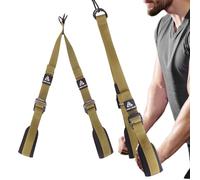Tricep Rope Cable Attachment Adustable Length (24-54 Inch),Ideal Alternative for 27 36 50 Inch Long Tricep Ropes, Greater Range of Motion,Pull Down Rope Extension Straps Cable Crossover Accessories