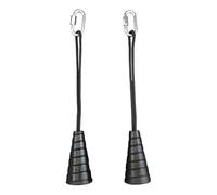 Tricep Rope - Cable Attachment for Training Triceps Pull Down Rope | 2X Exercise Machine Pulleys with Carabiners for Men and Women, PA Accessories