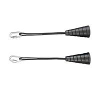 Tricep Rope - Rope Cord Attachment, 2 x Tricep Rope with Carabiners | Gym Rope Attachment, Cord Attachments for Training of the Rope, Straight Bar, V Bar, Access