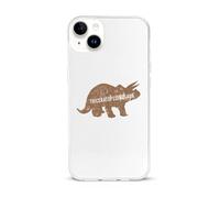 Triceratops Dinosaur Compatible with iPhone 15/15 Plus/15 Pro/15 Pro Max Phone Case TPU Protective Cover Shockproof Anti-Scratch