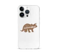Triceratops Dinosaur Compatible with iPhone 15/15 Plus/15 Pro/15 Pro Max Phone Case TPU Protective Cover Shockproof Anti-Scratch