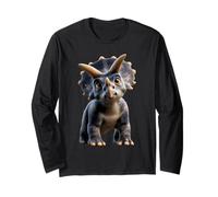Triceratops Dinosaur I Love Dinosaurs Dino Cute Triceratops Long Sleeve T-Shirt