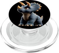 Triceratops Dinosaur I Love Dinosaurs Dino Cute Triceratops PopSockets PopGrip for MagSafe