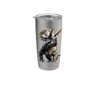 Triceratops Dinosaur I Love Dinosaurs Dino Cute Triceratops Stainless Steel Insulated Tumbler