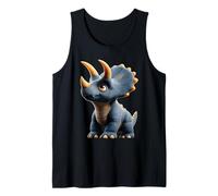 Triceratops Dinosaur I Love Dinosaurs Dino Cute Triceratops Tank Top