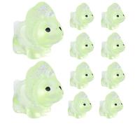 Triceratops Garden Statue, 10X Resin Dino Sculptures, Small Dinosaurs Dinosaurs Figure for Kids Dinosaur Favor Bag Filler Classroom Prize