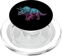 Triceratops Illustration Dinosaur PopSockets PopGrip for MagSafe