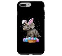Triceratops Instrument Dino Rabbit Eggs Bunny Ears Cute Case for iPhone 7 Plus/8 Plus