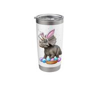 Triceratops Instrument Dino Rabbit Eggs Bunny Ears Cute Stainless Steel Insulated Tumbler