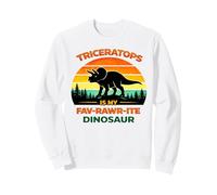 Triceratops Is My Fav-Rawr-Ite Dinosaur For Dino Lovers Sweatshirt