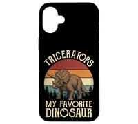 Triceratops My Favorite Dinosaur Case for iPhone 16 Plus