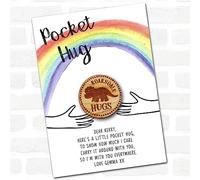 Triceratops Rainbow Personalised Gift Pocket Hug