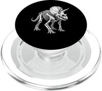 Triceratops Skeleton Jurassic Dinosaur Fossil Anatomy PopSockets PopGrip for MagSafe
