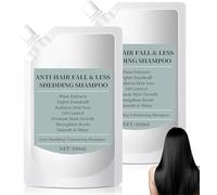 Trichology Volumizing Shampoo, Anti-Hair Fall & Less Shedding & Volumizing Shampoo, Tricholoy Shampoos 300ml/Bag, Oil Control & Scalp Nourishment, Strengthens Roots, Suitable for Everyone (2Pcs)