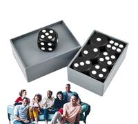 Trick Dice Set, Club Dice Games Accessory, Fun Table Board Game Dices for School Performances, Party Activity Favors, Family Game Night & Interactive Entertainment