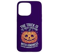 Trick is to Treat With Kindness Halloween Costume Autism Kid Case for iPhone 15 Pro Max