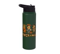 Trick or Moo Grumpy Cows Halloween Costume Stainless Steel Insulated Water Bottle