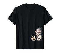 Trick Or Teach Teacher Halloween Coquette Bow Messy Bun Value Graphic T-Shirt, Men, Black, S