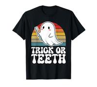 Trick Or Teeth Cute Halloween Dentist T-Shirt