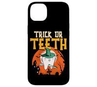Trick Or Teeth Spooky Tooth Witch Dentist Dental Halloween Case for iPhone 14 Plus