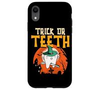 Trick Or Teeth Spooky Tooth Witch Dentist Dental Halloween Case for iPhone XR
