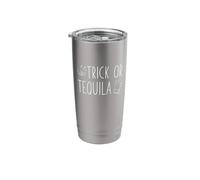 Trick OR Tequila Halloween Funny Drinking Meme Stainless Steel Insulated Tumbler