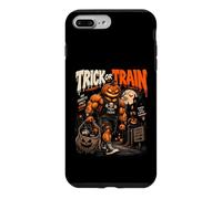 Trick or Train Pumpkin Bodybuilder Halloween Workout Case for iPhone 7 Plus/8 Plus