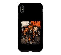 Trick or Train Pumpkin Bodybuilder Halloween Workout Case for iPhone XS Max