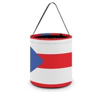 Trick Or Treat Bags P.R. Flag Island Halloween Candy Tote Bag | Sweets Bags Reusable Candy Handbag For Party Carnival Favors Candy Bucket