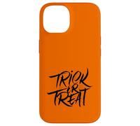 Trick Or Treat Black Spider Web Happy Halloween Fun Case for iPhone 14