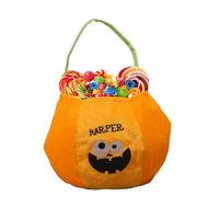Trick or Treat Bucket - Halloween Candy Bucket | Portable Three-Dimensional Confectionery Bag | Festival Decoration Embroidered