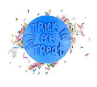 Trick or Treat Embosser/Stamp for Fondant, Icing, Cookie, Cupcake, Cake, Decoration