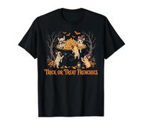 Trick Or Treat Frenchies Cute Dog Halloween Costume T-Shirt