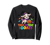 Trick or Treat Goat Halloween Trick or Treating Sweatshirt