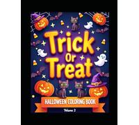 Trick Or Treat Halloween Coloring Book Vol 2